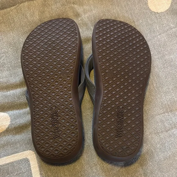 Vionic Blue Sandals with Textured Footbed - Picture 3 of 4